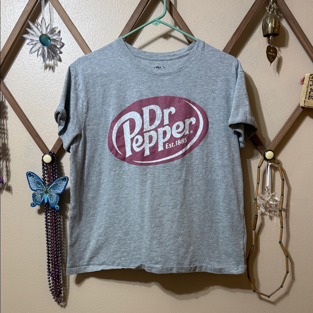 Gray Logo Tee - Women's Casual Graphic Top